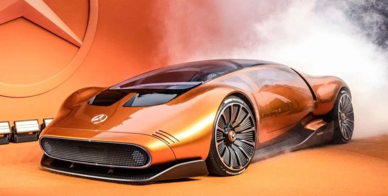 Mercedes Vision One-Eleven оснащен четырьмя моторами общей мощностью 1360 л. с. Фото: Mercedes-Benz.